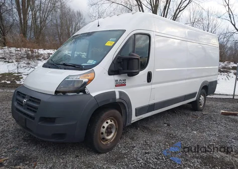 2017 Ram Promaster 3500 Cargo Van High Roof 159 Wb Ext from USA, damaged, VIN 3C6URVJG6HE509522